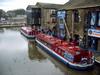 Disembarking from The Boat Trip on the Leeds Liverpool Canal